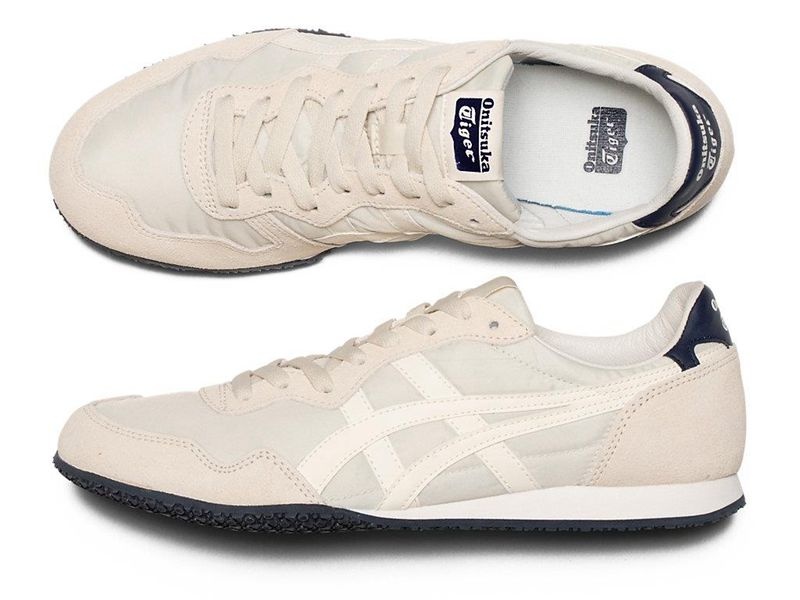 Men's Onitsuka Tiger Serrano Sneakers Beige | 3609-UOCBG