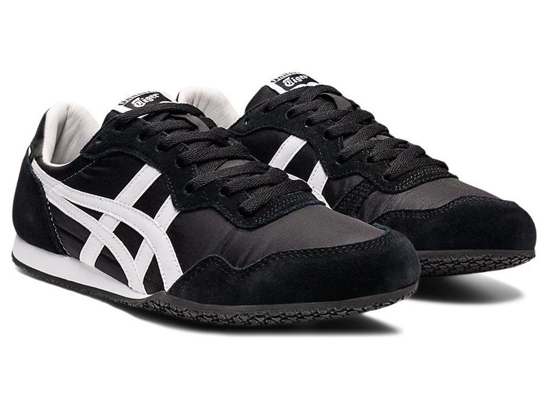 Men's Onitsuka Tiger Serrano Sneakers Black | 6714-YSVRI