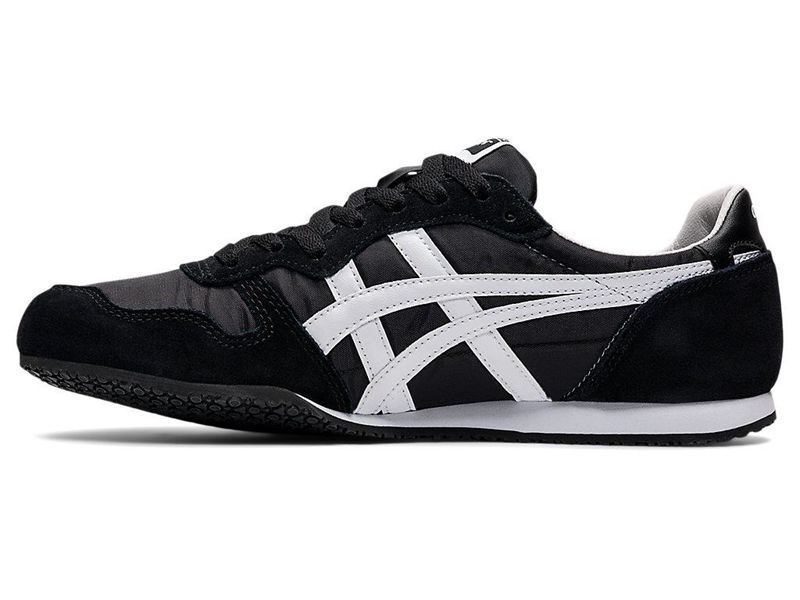 Men's Onitsuka Tiger Serrano Sneakers Black | 6714-YSVRI