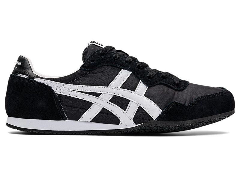 Men\'s Onitsuka Tiger Serrano Sneakers Black | 6714-YSVRI