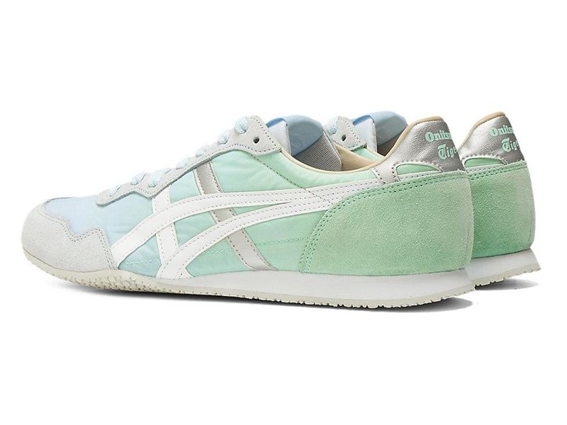 Men's Onitsuka Tiger Serrano Sneakers Green | 2139-IQWPU