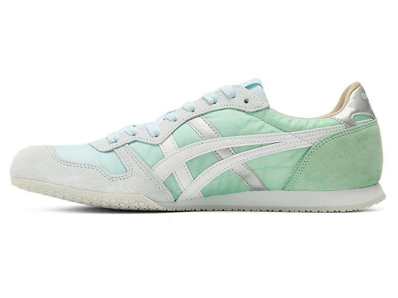 Men's Onitsuka Tiger Serrano Sneakers Green | 2139-IQWPU