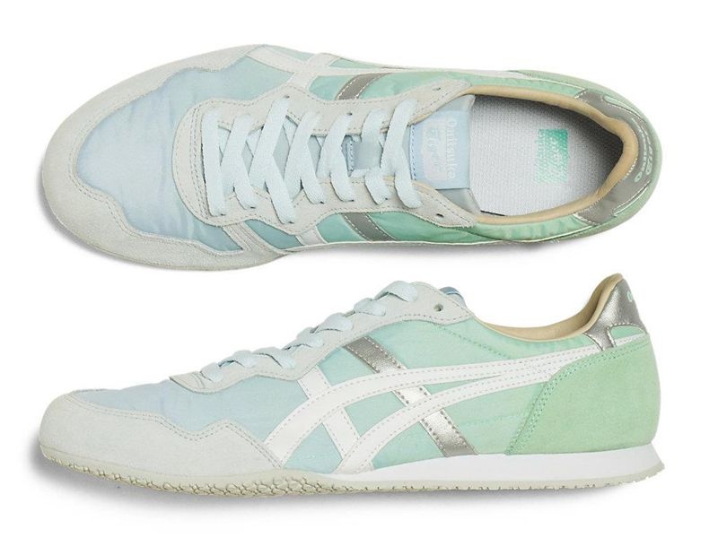 Men's Onitsuka Tiger Serrano Sneakers Green | 2139-IQWPU