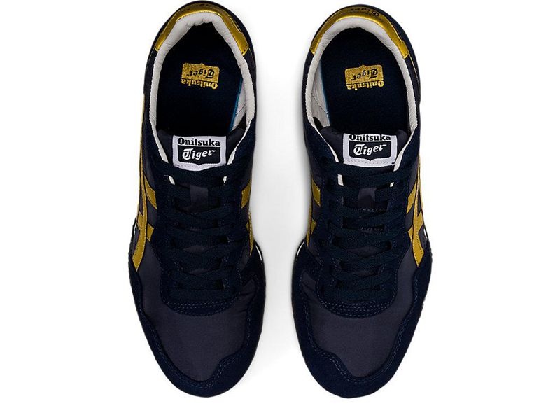 Men's Onitsuka Tiger Serrano Sneakers Navy | 5732-PQDOA