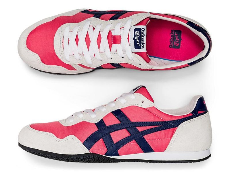 Men's Onitsuka Tiger Serrano Sneakers Pink | 4206-CTYXS