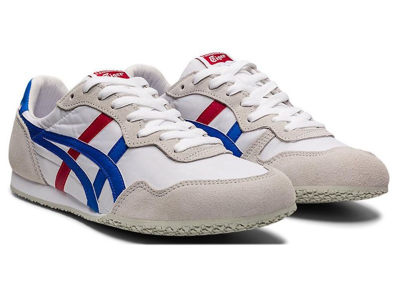 Men's Onitsuka Tiger Serrano Sneakers White | 5106-CFHQX