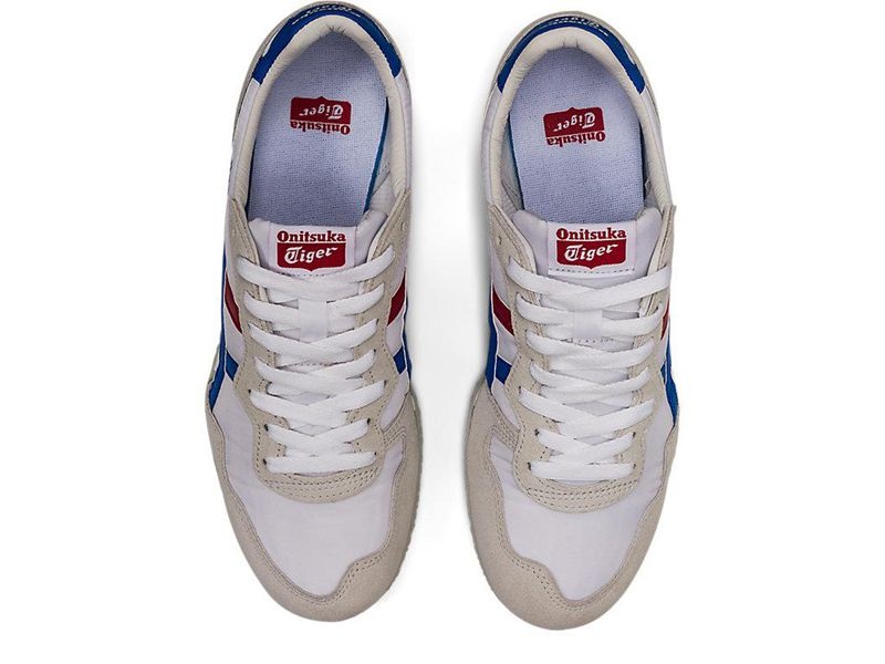 Men's Onitsuka Tiger Serrano Sneakers White | 5106-CFHQX