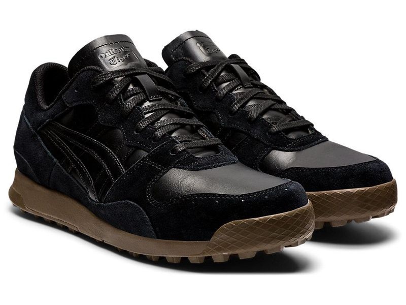 Men's Onitsuka Tiger Tiger Horizonia Sneakers Black | 2019-JXCIV