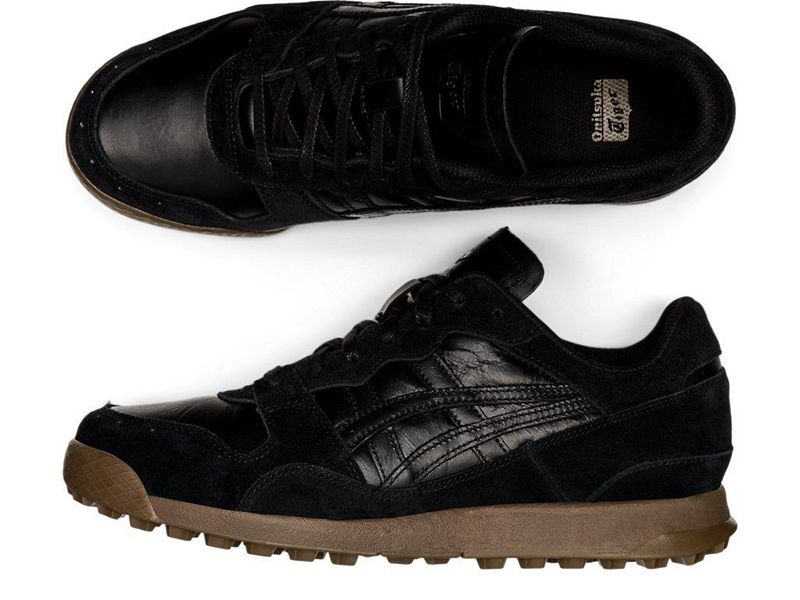 Men's Onitsuka Tiger Tiger Horizonia Sneakers Black | 2019-JXCIV