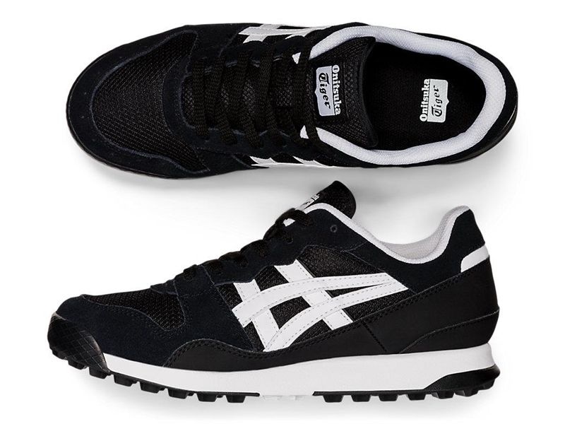 Men's Onitsuka Tiger Tiger Horizonia Sneakers Black | 1450-FXLSO