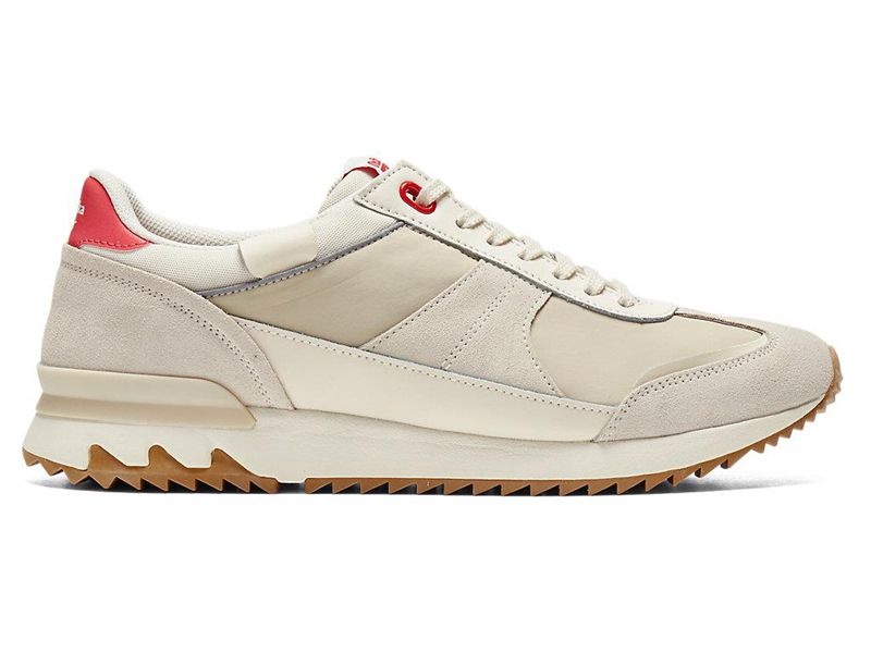 Men's Onitsuka Tiger Tiger Tracer Ex Sneakers Beige | 8701-VNMJL