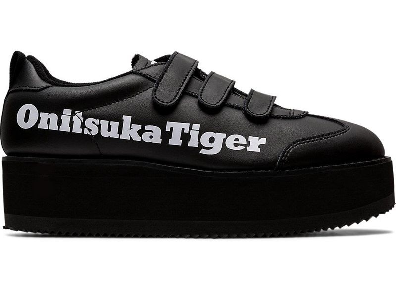 Women\'s Onitsuka Tiger Delegation Chunk W Sneakers Black | 7543-KFMXA