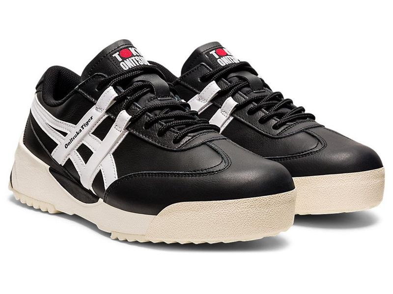 Women's Onitsuka Tiger Delegation Ex Sneakers Black | 5740-VTFXL