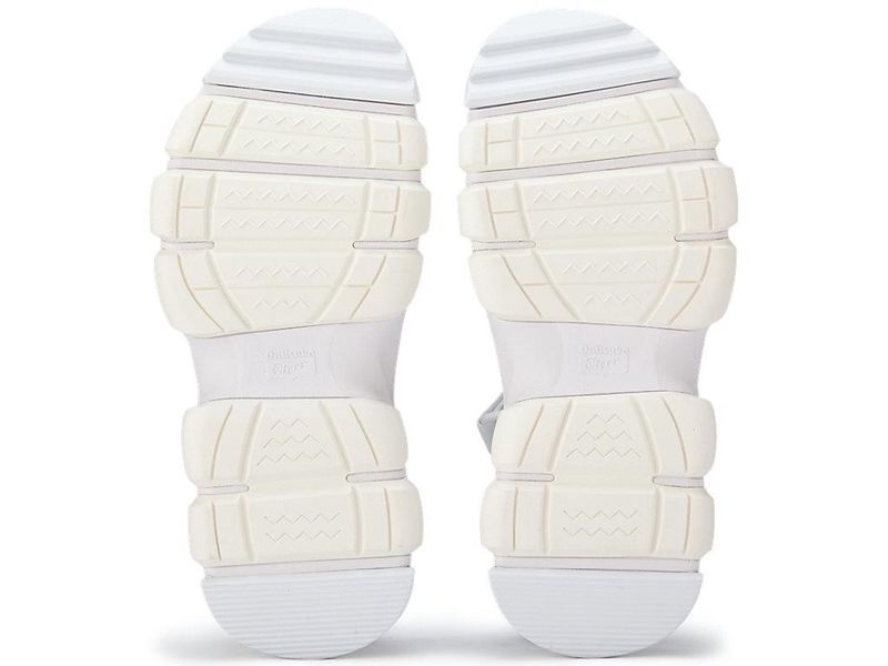 Women's Onitsuka Tiger Dentigre Strap Sandals White | 0437-JVTAP