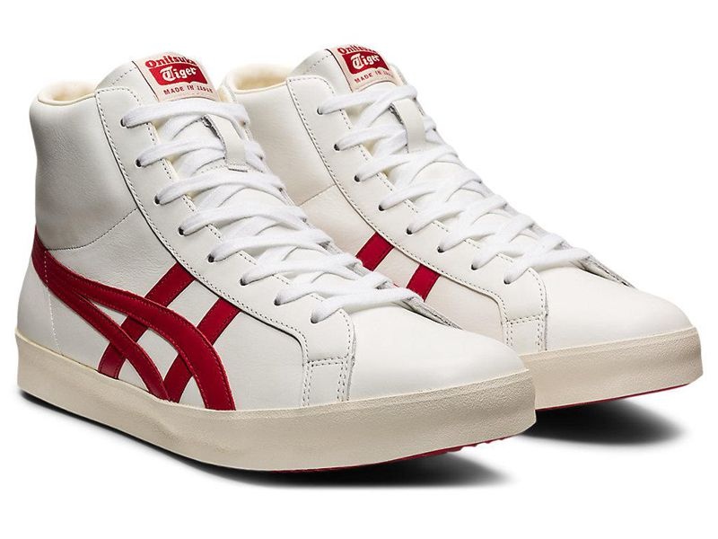 Women's Onitsuka Tiger Fabre Hi Nm Boots White | 6798-BUNLZ