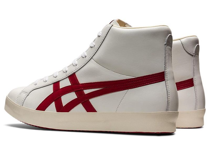 Women's Onitsuka Tiger Fabre Hi Nm Boots White | 6798-BUNLZ