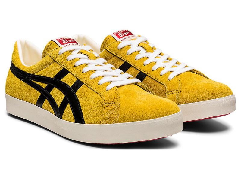 Women's Onitsuka Tiger Fabre Nm Sneakers Yellow | 6894-MZORY