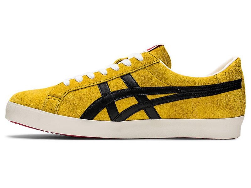 Women's Onitsuka Tiger Fabre Nm Sneakers Yellow | 6894-MZORY