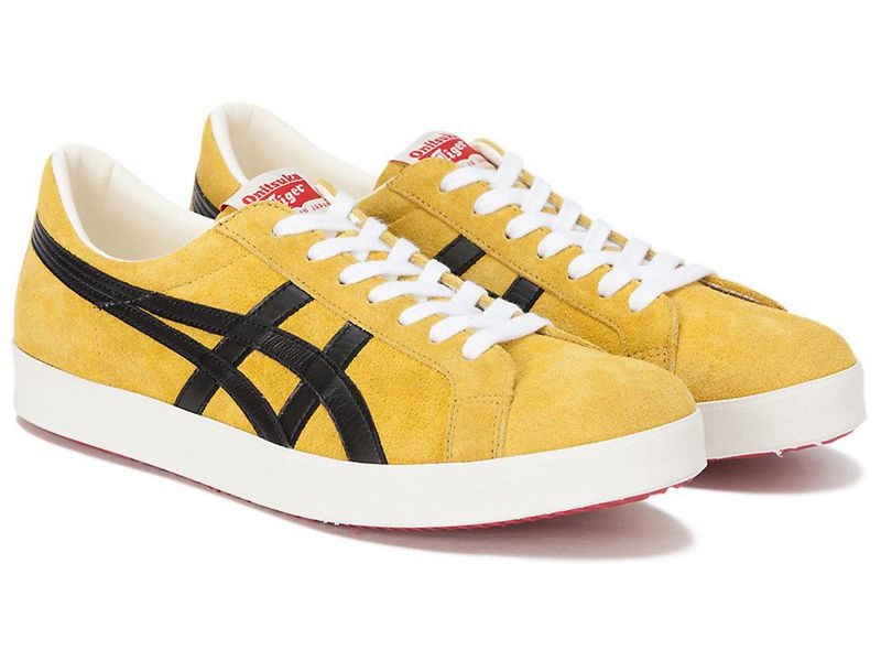 Women's Onitsuka Tiger Fabre Nm Sneakers Yellow | 6894-MZORY