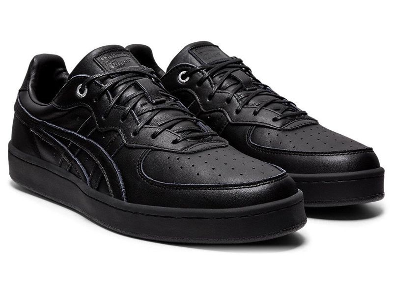 Women's Onitsuka Tiger Gsm Sd Sneakers Black | 6971-FGKED