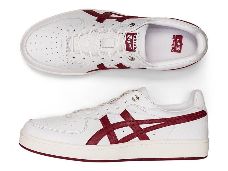 Women's Onitsuka Tiger Gsm Sd Sneakers White | 2750-PKAWN