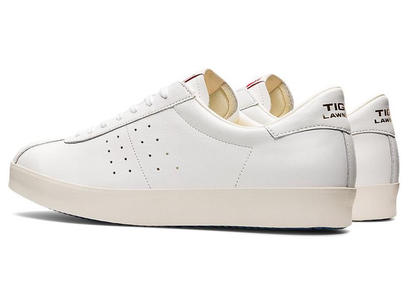 Women's Onitsuka Tiger Lawnship® Nm Sneakers White | 6192-ILKBC