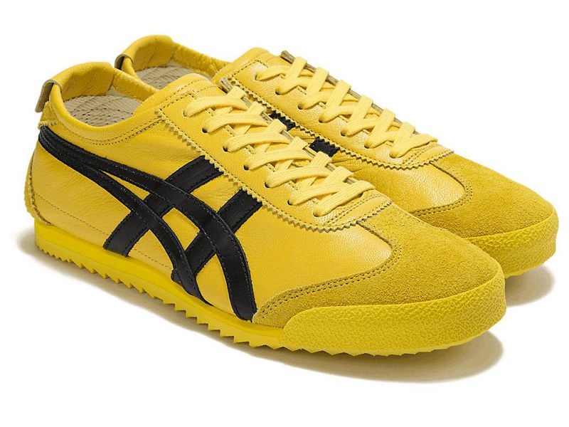 Women's Onitsuka Tiger Mexico 66 Deluxe Sneakers Yellow | 0874-XCNZY