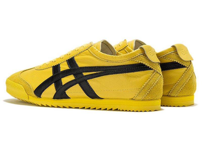 Women's Onitsuka Tiger Mexico 66 Deluxe Sneakers Yellow | 0874-XCNZY