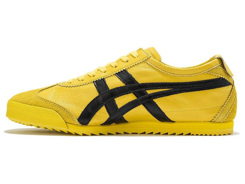 Women's Onitsuka Tiger Mexico 66 Deluxe Sneakers Yellow | 0874-XCNZY