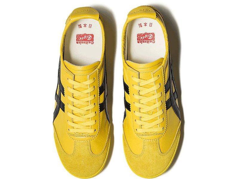 Women's Onitsuka Tiger Mexico 66 Deluxe Sneakers Yellow | 0874-XCNZY