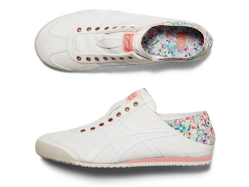 Women's Onitsuka Tiger Mexico 66® Paraty Sneakers White | 5970-YIOUV