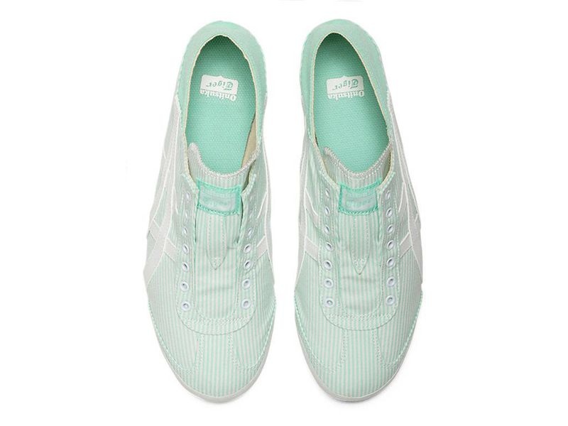 Women's Onitsuka Tiger Mexico 66® Paraty Sneakers Green | 0318-BQDMY