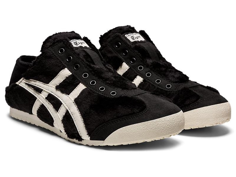 Women's Onitsuka Tiger Mexico 66 Paraty Sneakers Black | 1850-QNAHX