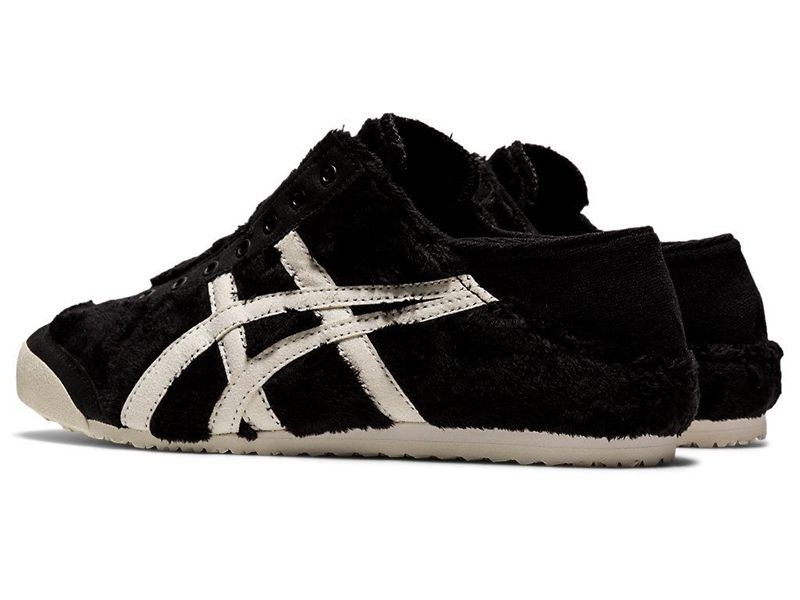 Women's Onitsuka Tiger Mexico 66 Paraty Sneakers Black | 1850-QNAHX