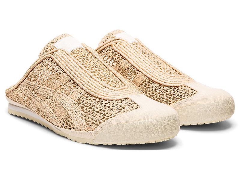 Women's Onitsuka Tiger Mexico 66® Sabot Sandals Beige | 7034-HDYXZ