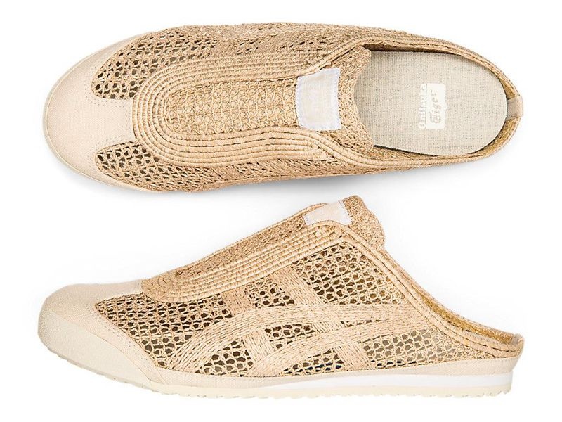 Women's Onitsuka Tiger Mexico 66® Sabot Sandals Beige | 7034-HDYXZ