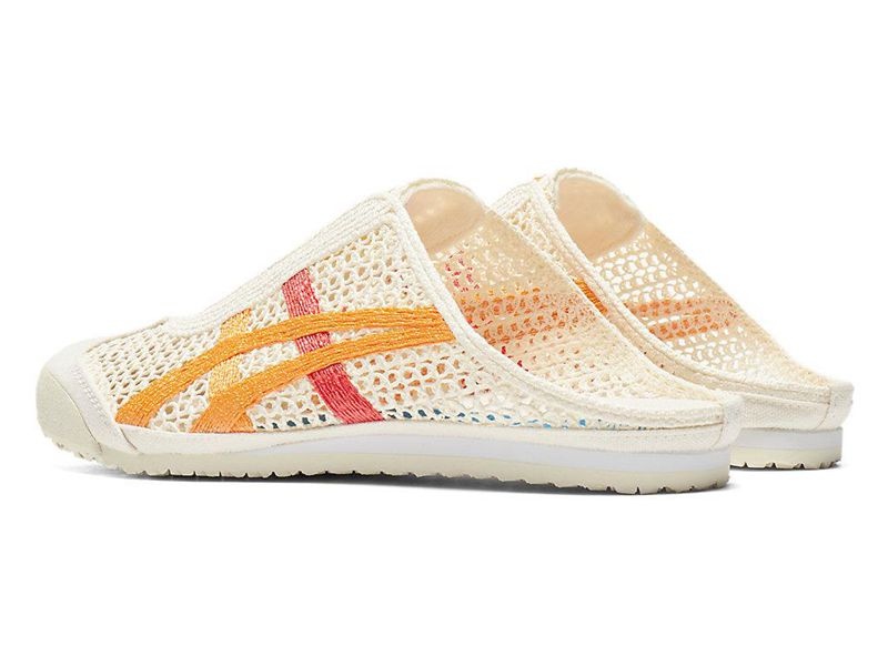 Women's Onitsuka Tiger Mexico 66 Sabot Sandals White | 7846-YGSVX