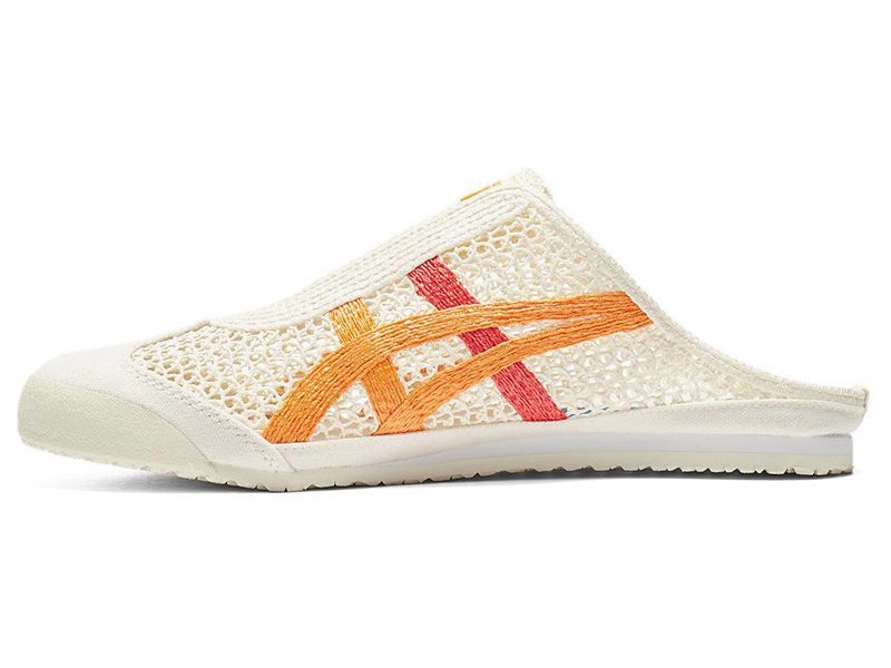 Women's Onitsuka Tiger Mexico 66 Sabot Sandals White | 7846-YGSVX