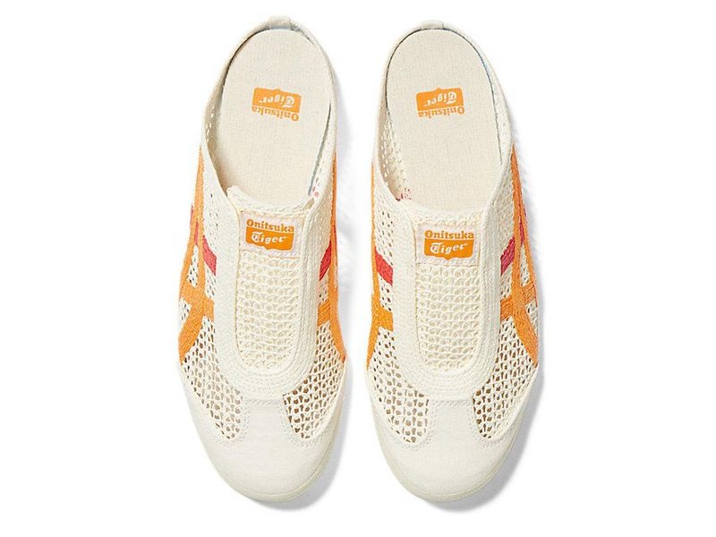 Women's Onitsuka Tiger Mexico 66 Sabot Sandals White | 7846-YGSVX