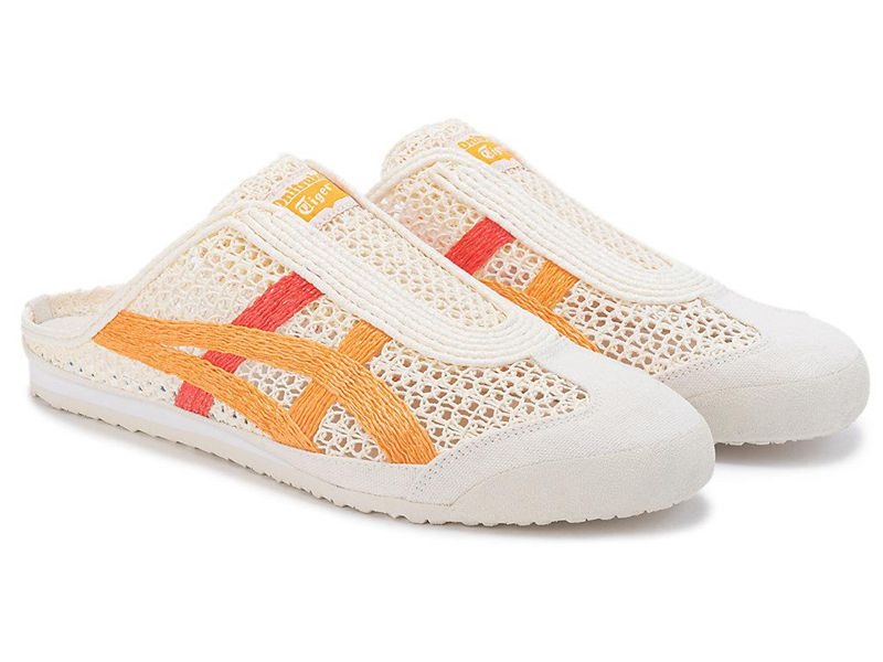 Women's Onitsuka Tiger Mexico 66® Sabot Sandals White | 3940-YCMLT