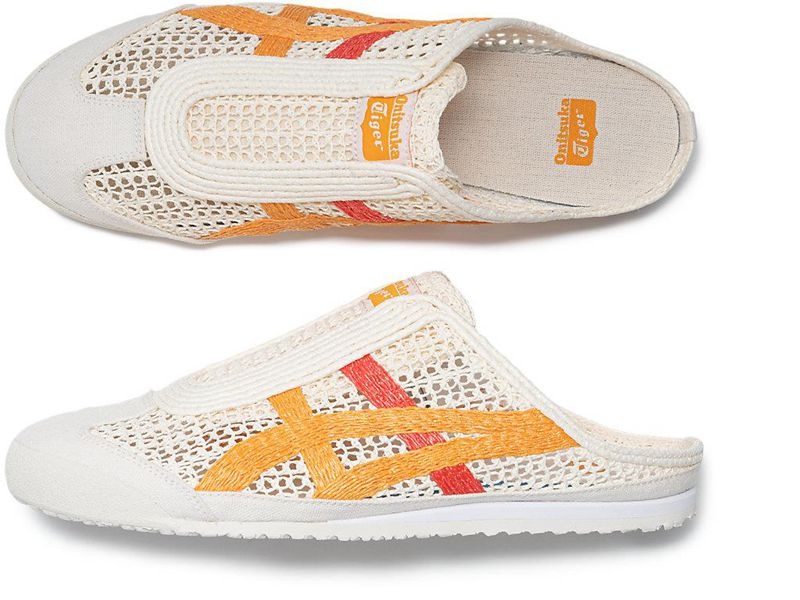 Women's Onitsuka Tiger Mexico 66® Sabot Sandals White | 3940-YCMLT