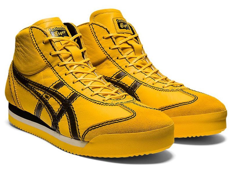 Women's Onitsuka Tiger Mexico 66 Sd Pf Mr Sneakers Yellow | 1439-GSPBX