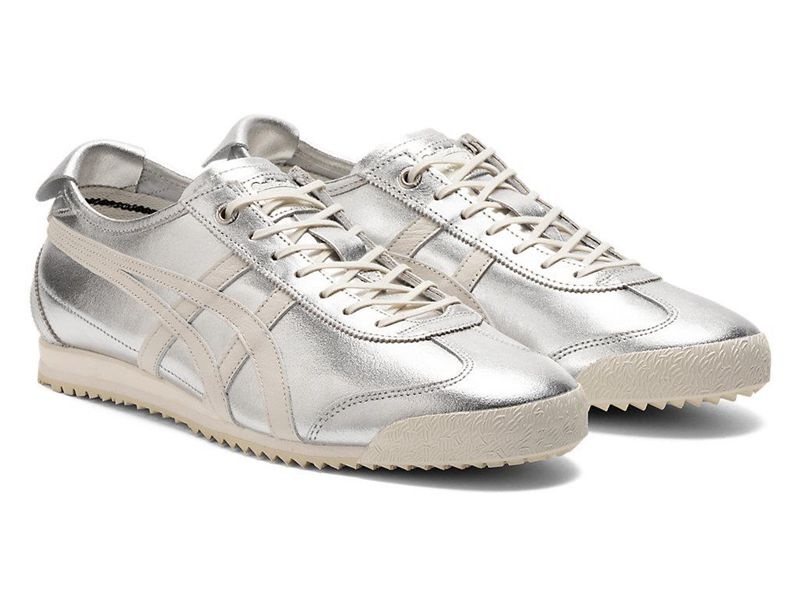 Women's Onitsuka Tiger Mexico 66® Sd Sneakers Silver | 8492-GPUYS