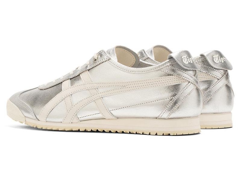 Women's Onitsuka Tiger Mexico 66® Sd Sneakers Silver | 8492-GPUYS