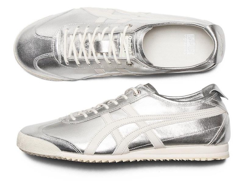 Women's Onitsuka Tiger Mexico 66® Sd Sneakers Silver | 8492-GPUYS