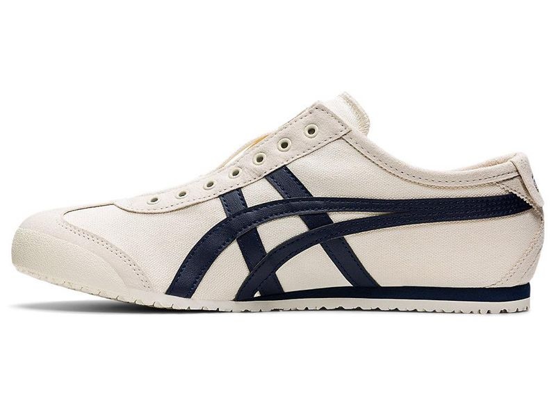 Women's Onitsuka Tiger Mexico 66 Slip-on Sneakers White | 2578-WZJSO