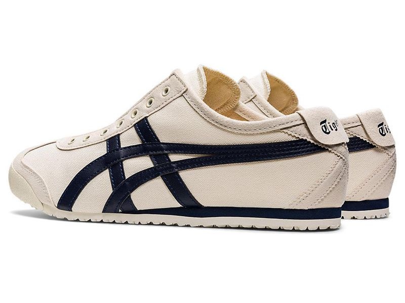 Women's Onitsuka Tiger Mexico 66 Slip-on Sneakers White | 2578-WZJSO