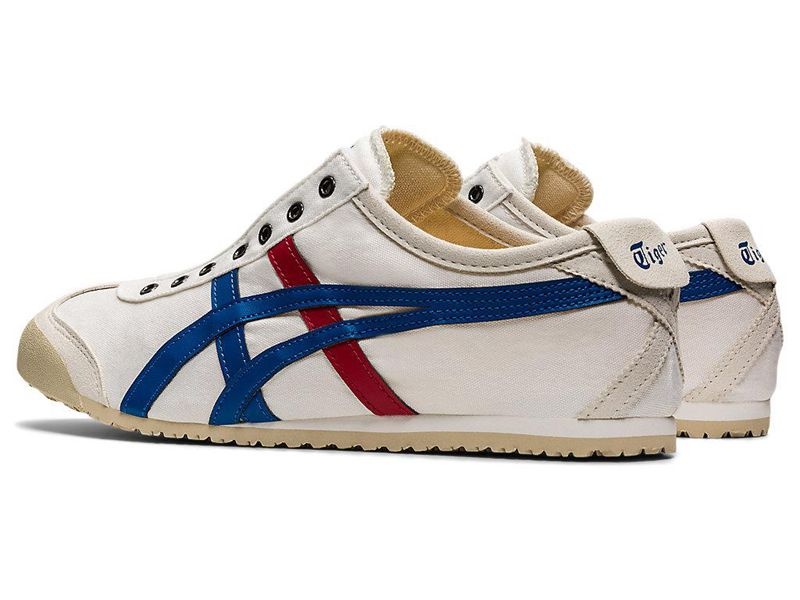 Women's Onitsuka Tiger Mexico 66 Slip-on Sneakers White | 9352-DMUPG