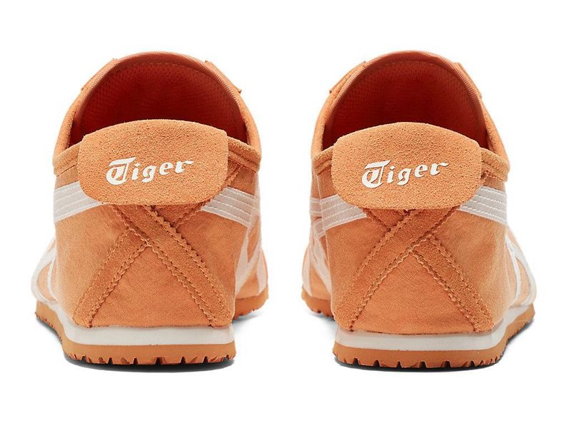 Women's Onitsuka Tiger Mexico 66® Slip-on Sneakers Orange | 9381-TNFWM