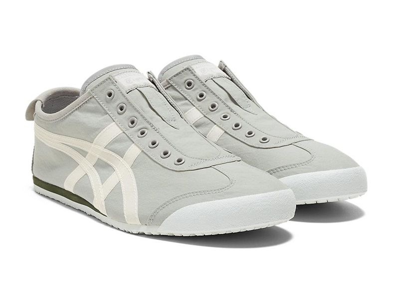 Women's Onitsuka Tiger Mexico 66® Slip-on Sneakers Grey | 2596-QNILK